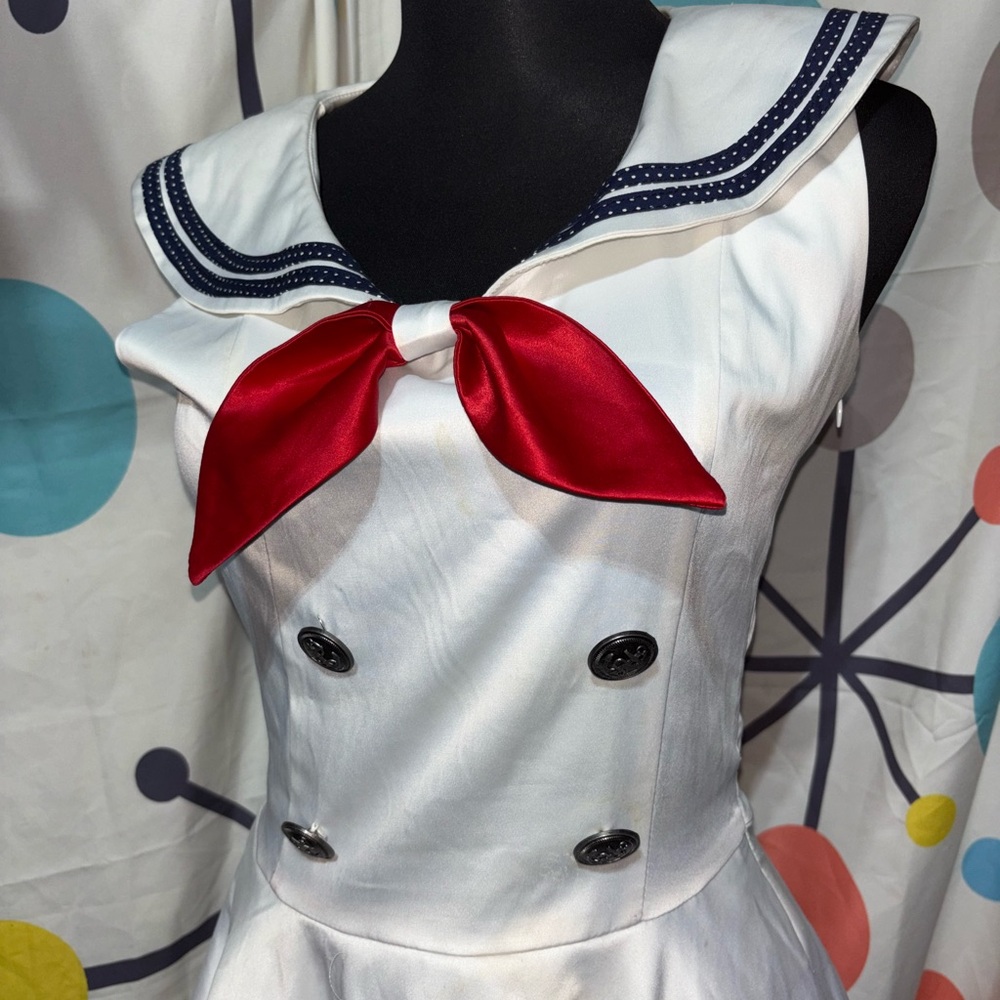 Patriotic Sailor Style/ Costume Dress 
one size / 8-10